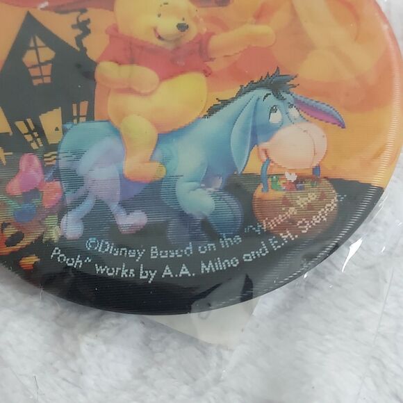 Disney Pin Halloween Lot Hologram New Walgreens Set Of 7 New Sealed Pooh Mickey - Picture 12 of 16